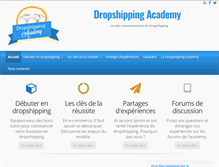 Tablet Screenshot of dropshipping-academy.com